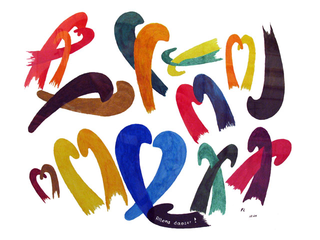 Fred Laubi abstract painting 14 of 19